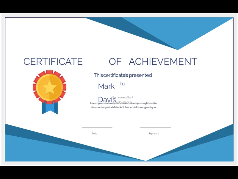 Snapshot of Certificate Template