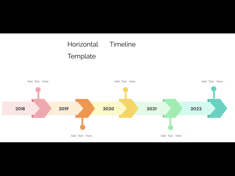 Snapshot of Horizontal Timeline Template