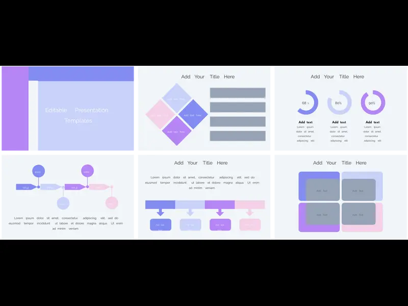 Snapshot of Presentation Templates