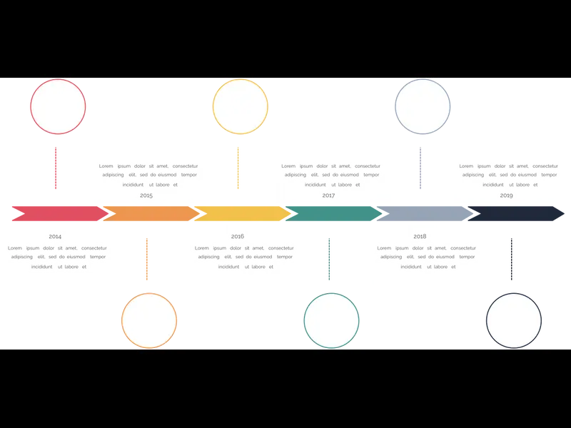 Snapshot of Business Timeline Template