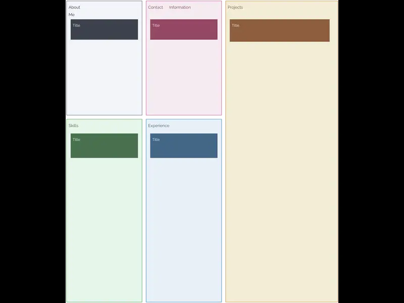 Snapshot of AI Design Portfolio Template