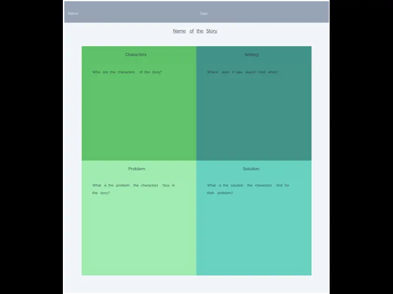 Snapshot of Story Map for Kids