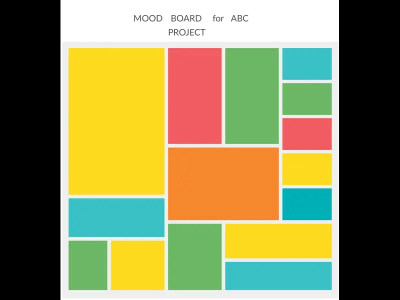 Snapshot of Mood Board Template