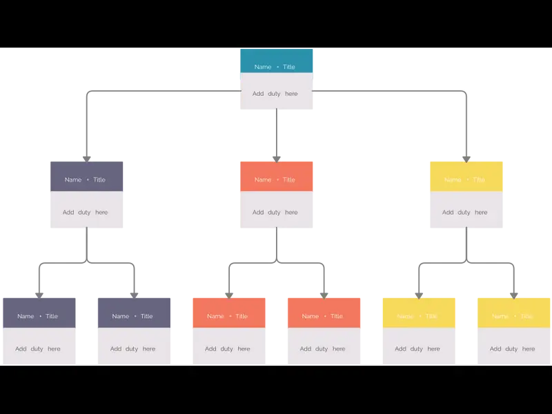 Snapshot of Organizational Chart for HR Planning