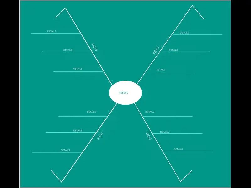 Snapshot of Spider Diagram Template
