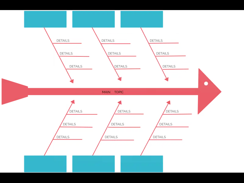 Snapshot of Fishbone Diagram Template 2