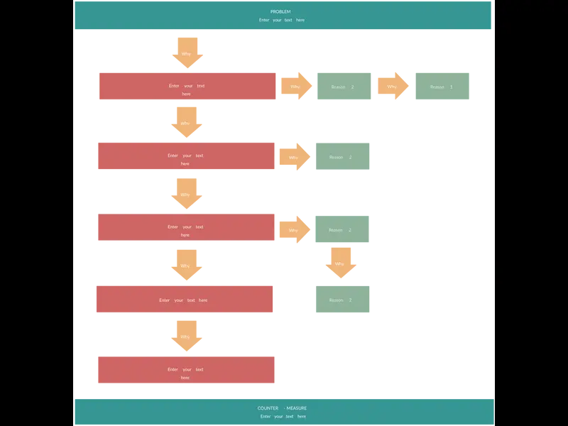 Snapshot of 5 Whys Analysis