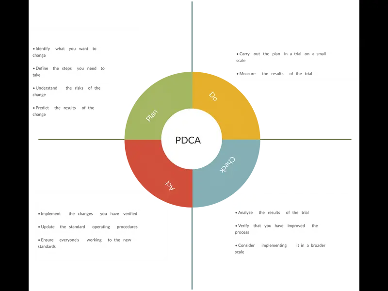 Snapshot of PDCA Cycle Example